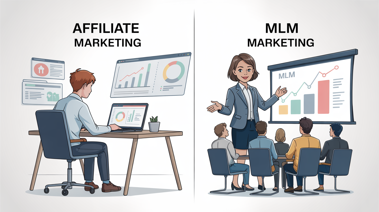 affiliate marketing vs MLM 